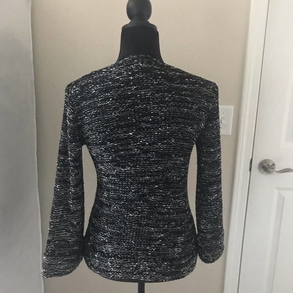 BCBGMaxAzria Knit Scoopneck Beaded Sweater Size S - Picture 3 of 5